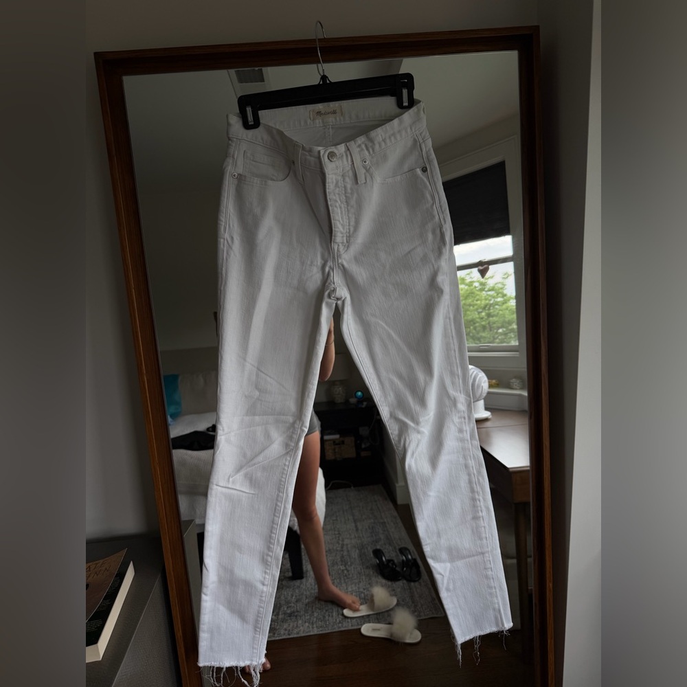 White Madewell Skinny Jeans